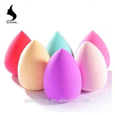 Latex washable drop shape sponge makeup puff